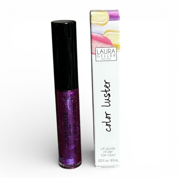 Laura Geller Other - Laura Geller Color Luster Lip Gloss High-Def Top Coat - Amethyst Glaze